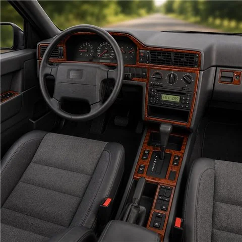 Volvo 850 1991-1993 3D dashboard trim kit, 19 parts