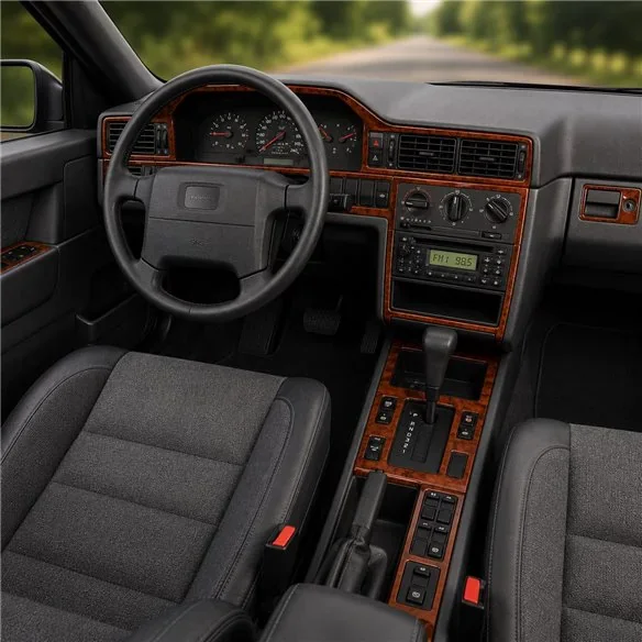 Volvo 850 1991-1993 3D Armaturenbrett-Dekor-Set, 19 Teile