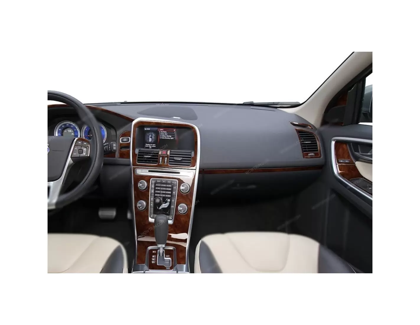 Volvo XC60 2008-2012 3D Inleg dashboard Interieurset aansluitend en pasgemaakt op he 30-Parts