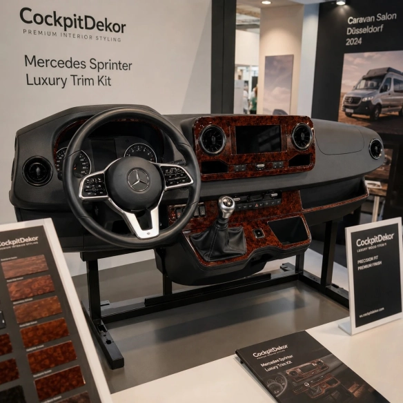 Mercedes-Benz Sprinter W907 Not specified Mercedes Sprinter W907 kit rivestimento cruscotto e interni 3D 21 pezzi