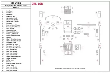 Chrysler 300 2008-UP Full Set Interior BD Dash Trim Kit