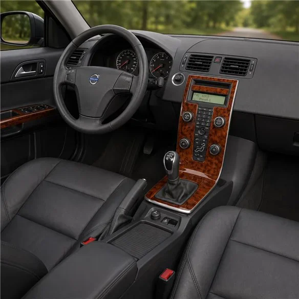Volvo S 40-V 50-C 30 2003+ 3D dashboard sierlijstset, 13 delen