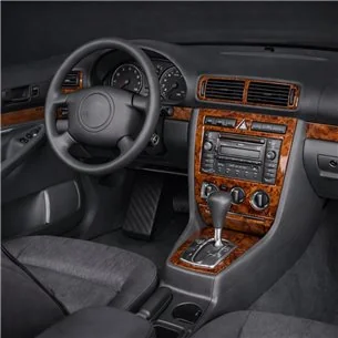 Audi A4 B5 Typ 8D 1999-2000 3D dashboard trim kit, 9 parts