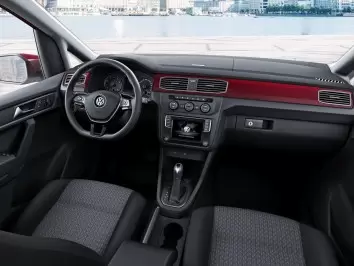 Volkswagen Caddy 09.2015 3D Decor de carlinga su interior del coche 20-Partes