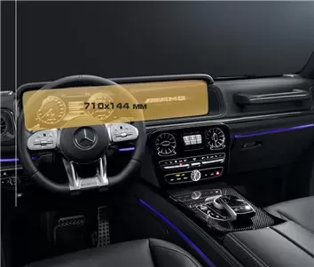 Mercedes-Benz G-class III (W464) 2018 - Present Digital Speedometer + Multimedia 12,3" ExtraShield Screeen Protector