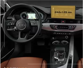 Audi A4 (B8) 2007 - 2015 Multimedia MMI 6,5" Vidrio protector de navegación transparente HD
