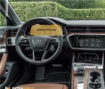 Audi A5 (F5) Facelift 2019 - Present Multimedia MMI 10,1" HD transparant navigatiebeschermglas