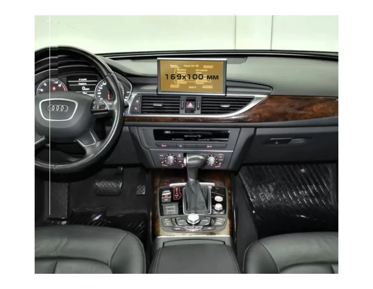 Audi A5 (F5) Pre-facelift 2016 - 2020 Multimedia MMI 8,3" Vidrio protector de navegación transparente HD