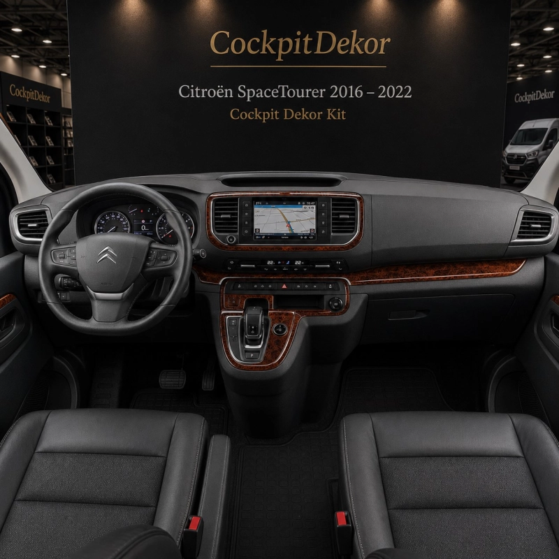 Citroën SpaceTourer 2016–Present Kit Décor Intérieur Tableau de Bord 3D 32 Pièces