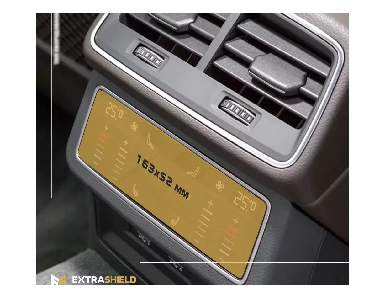 Audi A6 (?8) 2018 - Present Digital Speedometer Vidrio protector de navegación transparente HD