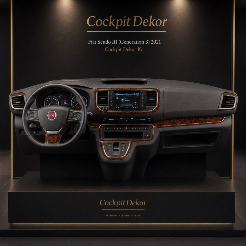 Fiat Scudo (Generation III) 2022–Present 3D Interieur Dashboard Trim Kit 20-delig