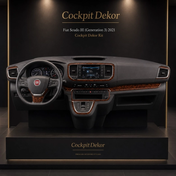 Fiat Scudo (Generation III) 2022–Present 3D Interieur Dashboard Trim Kit 20-delig