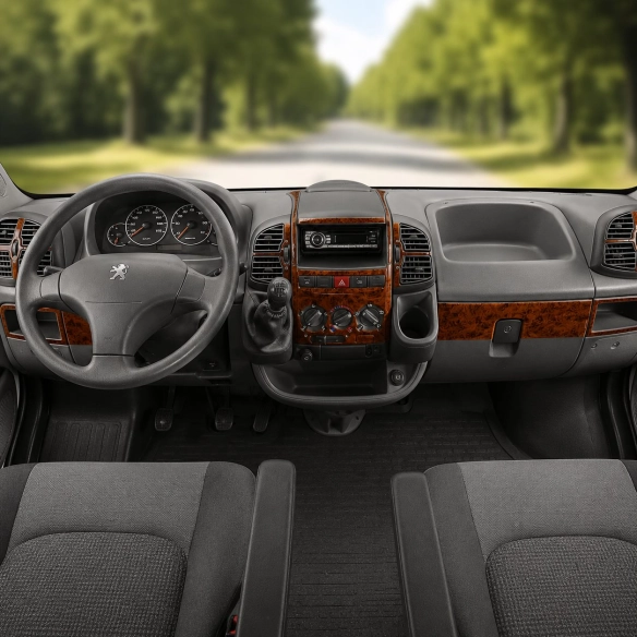 Fiat Ducato 2002-2006 kit rivestimento cruscotto e interni 3D 15 pezzi