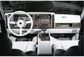 Chrysler Cherokee 03.84 - 03.97 3D Inleg dashboard Interieurset aansluitend en pasgemaakt op he 3 -Teile