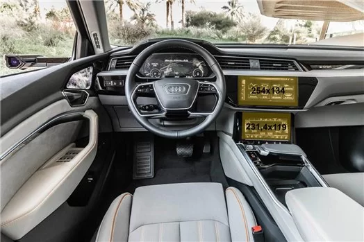 Audi A8 (D5) 2019 - Present Mobile office 7" HD transparant navigatiebeschermglas