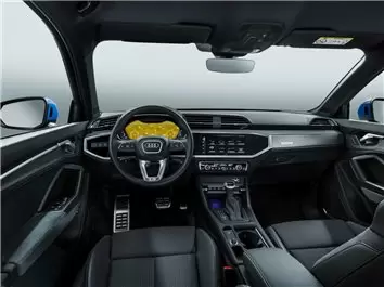 Audi E-tron 2018 - Present Rear view mirror, side mirror display (2 pcs,) Vidrio protector de navegación transparente HD
