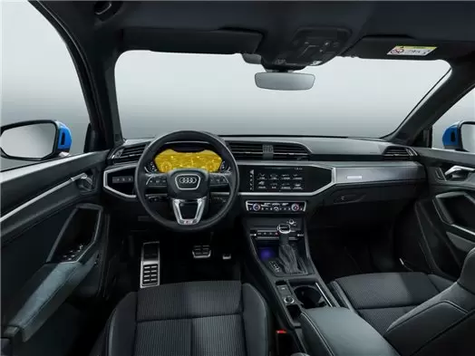 Audi E-tron 2018 - Present Rear view mirror, side mirror display (2 pcs,) DisplayschutzGlass Kratzfest Anti-Fingerprint Transpar