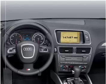 Audi E-tron GT (RS) 2021 - Present Multimedia 10,1" DisplayschutzGlass Kratzfest Anti-Fingerprint Transparent - 1