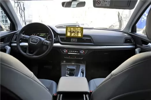 Audi Q3 II (F3) 2018 - Present Multimedia MMI 8,8" DisplayschutzGlass Kratzfest Anti-Fingerprint Transparent - 1- Cockpit Dekor 