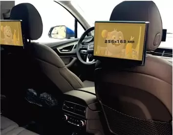 Audi Q7 II (4M) Pre-facelift 2016 - 2019 Passenger monitors (2 pcs.) ExtraShield Screeen Protector