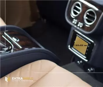 Bentley Bentayga 2016 - 2019 Multimedia 8" Vidrio protector de navegación transparente HD