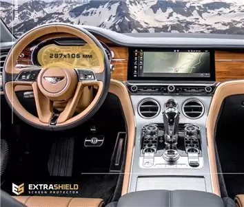 Bentley Bentayga 2020 - Present Rear climate control Protection d'écran Résiste aux rayures HD transparent
