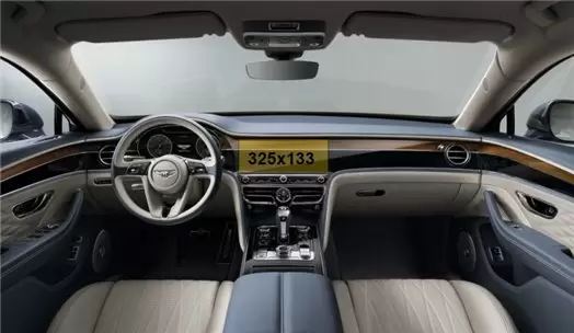 Bentley Continental GT 2017 - Present Digital Speedometer Vidrio protector de navegación transparente HD
