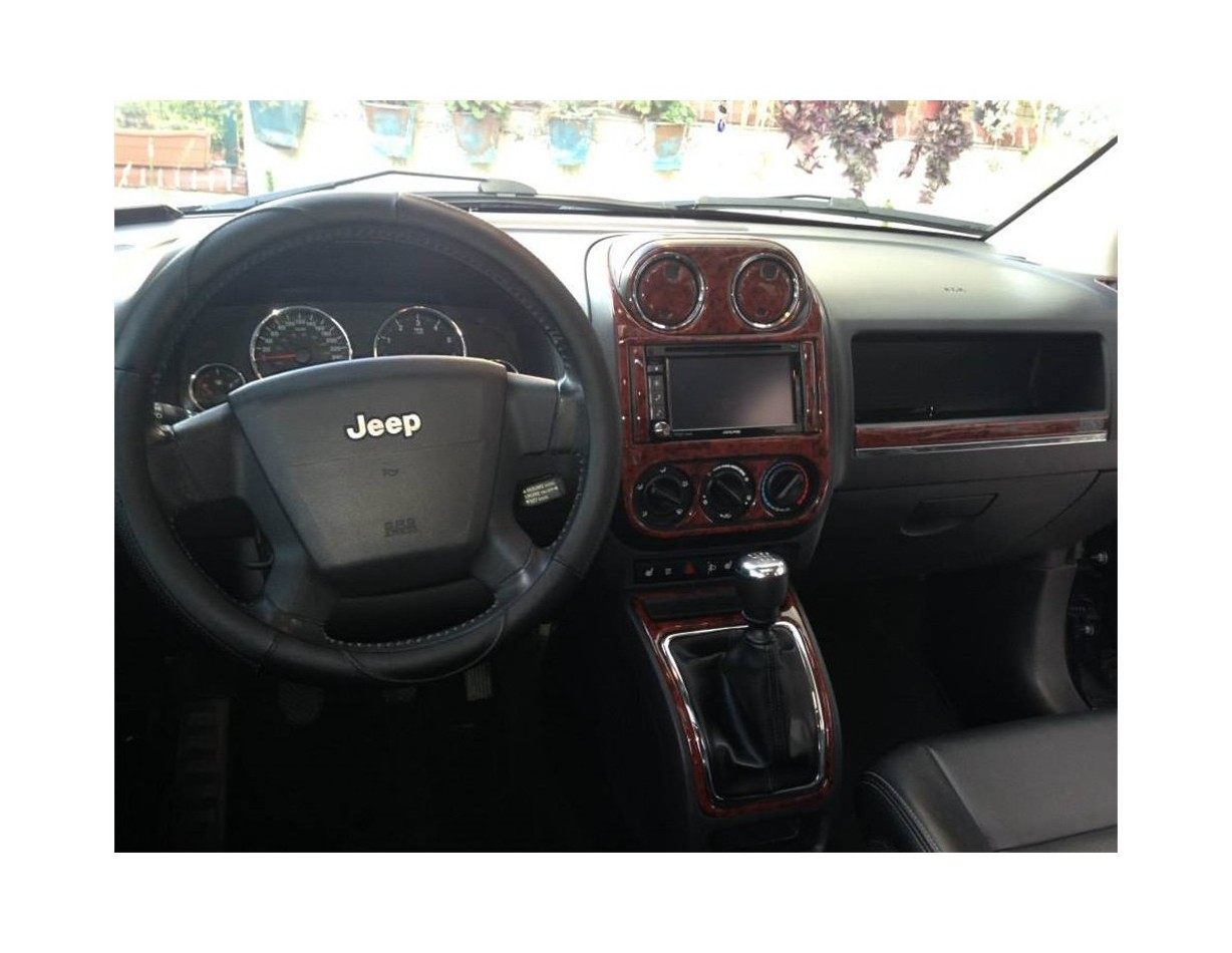 Chrysler Compass 01.07-01.10 3M 3D Interior Dashboard Trim Kit Dash Trim Dekor 26-Parts