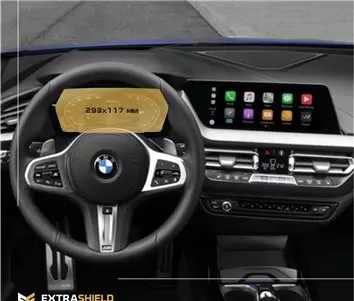 BMW 1 Series (F20) 2011 - 2015 Multimedia 8,8" DisplayschutzGlass Kratzfest Anti-Fingerprint Transparent
