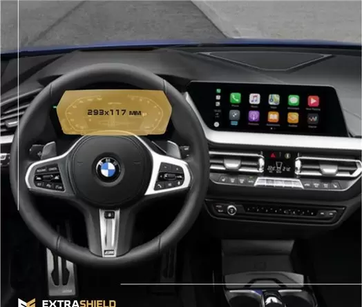 BMW 1 Series (F40) 2019 - Present Digital Speedometer BMW Live Cockpit Professional 10,25" ExtraShield Screeen Protector