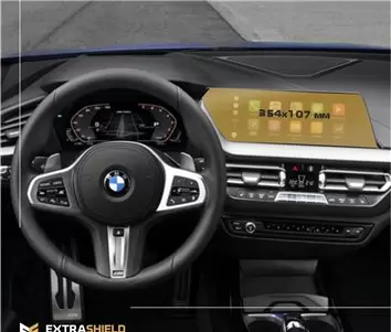 BMW 1 Series (F20) 2011 - 2017 Multimedia NBT 8,8" DisplayschutzGlass Kratzfest Anti-Fingerprint Transparent