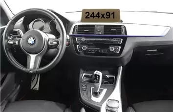 BMW 1 Series (F40) 2019 - Present Digital Speedometer BMW Live Cockpit Professional 10,25" HD transparant navigatiebeschermglas