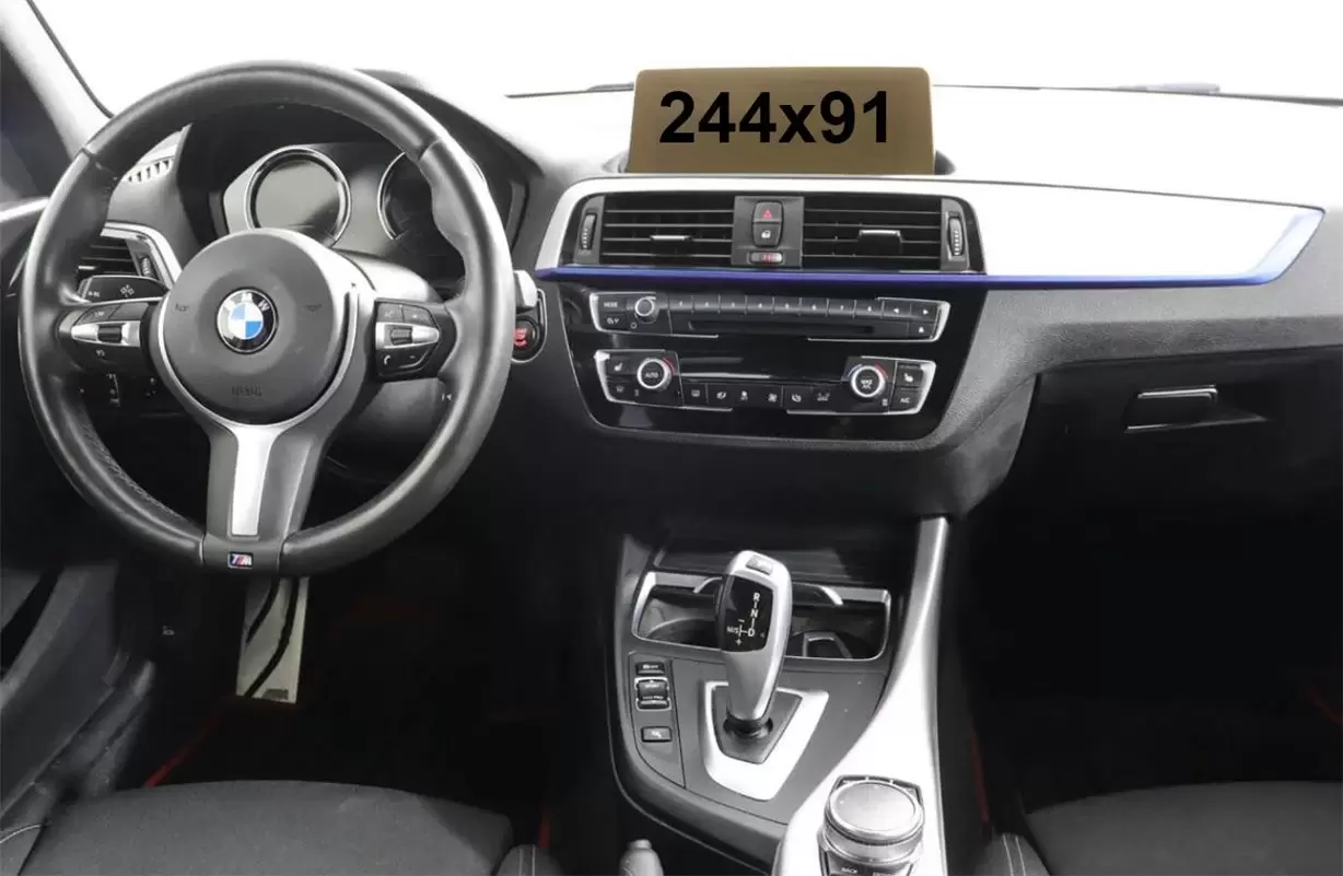 BMW 1 Series (F40) 2019 - Present Digital Speedometer BMW Live Cockpit Professional 10,25" HD transparant navigatiebeschermglas