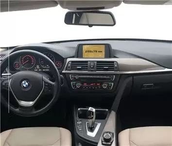 BMW 2 Series (F44) 2019 - Present Digital Speedometer BMW Live Cockpit Professional 10,25" HD transparant navigatiebeschermglas