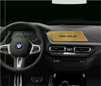 BMW 2 Series (G42) 2021 - Present Digital Speedometer BMW Live Cockpit Professional 10,25" Vidrio protector de navegación transp