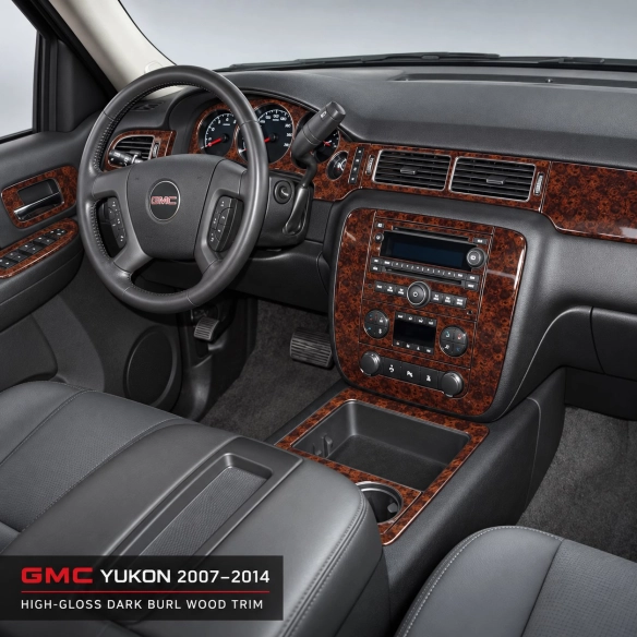 GMC Yukon 2007-2014 Interior Dashboard Trim Kit Dash Trim Dekor 42 Parts