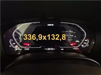 BMW 2 Series (G42) 2021 - Present Multimedia 10,25" Protection d'écran Résiste aux rayures HD transparent