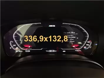BMW 6 Series (G32) 2017 - Present Digital Speedometer (without sensor) 12,3" ExtraShield Screeen Protector