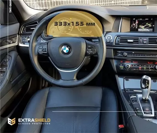 BMW 4 Series (G22) 2020 - Present Digital Speedometer (with sensor) 12,3" Vetro Protettivo HD trasparente di navigazione Protezi