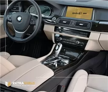 BMW 4 Series (G22) 2020 - Present Multimedia 10,25" DisplayschutzGlass Kratzfest Anti-Fingerprint Transparent