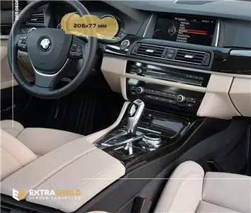 BMW 5 Series (F10) 2013 - 2017 Multimedia 8,8" DisplayschutzGlass Kratzfest Anti-Fingerprint Transparent