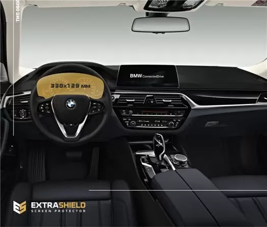 BMW 5 Series (F10) 2013 - 2017 Multimedia NBT 8,8" Vidrio protector de navegación transparente HD