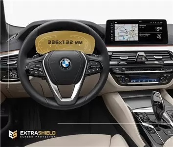 BMW 5 Series (F10) 2013 - 2017 Multimedia NBT EVO 10,2" DisplayschutzGlass Kratzfest Anti-Fingerprint Transparent