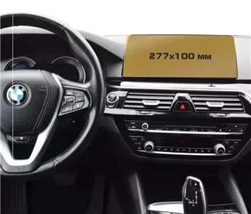 BMW 5 Series (G30) 2016 - Present Digital Speedometer (without sensor) 12,3" Vidrio protector de navegación transparente HD