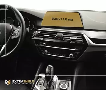 BMW 5 Series (G30) 2020 - Present Digital Speedometer (with sensor) 12,3" 338,1?123,1 ?? Vetro Protettivo HD trasparente di navi