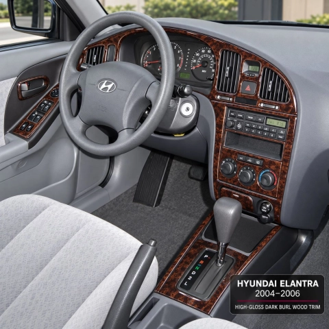 Hyundai Elantra 2004-2006 3D Cockpit Dekor Interieurleisten Set Full Set / as shown in product diagram-teilig