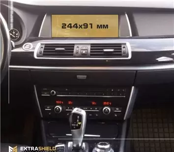 BMW 6 Series (F12) 2011 - 2018 Multimedia NBT EVO 10,2" DisplayschutzGlass Kratzfest Anti-Fingerprint Transparent - 1