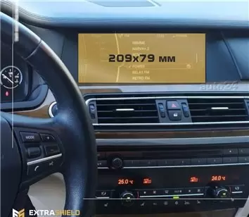 BMW 6 Series (F12) 2015 - 2018 Multimedia NBT 8,8" Protection d'écran Résiste aux rayures HD transparent