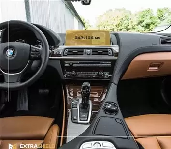 BMW 6 Series (G32) 2016 - Present Multimedia 10,2" Protection d'écran Résiste aux rayures HD transparent