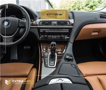BMW 6 Series (G32) 2017 - 2020 Digital Speedometer (left button) 12,3" Vetro Protettivo HD trasparente di navigazione Protezione